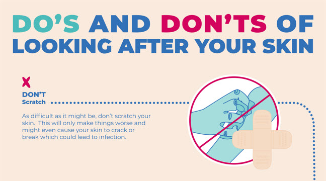 don’t scratch your eczema